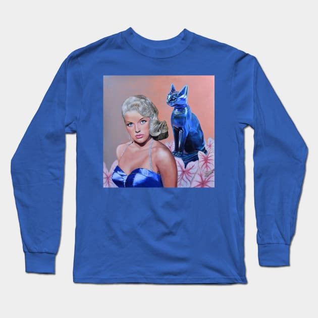 Glamour Puss Long Sleeve T-Shirt by surreal pulp